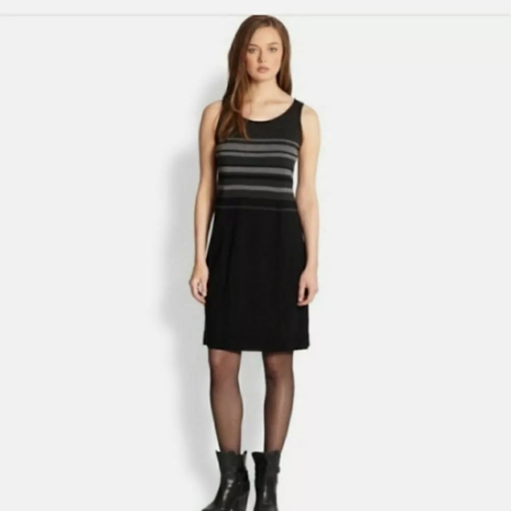 EILEEN FISHER SHEATH DRESS IN 100% MERINO WOOL‎